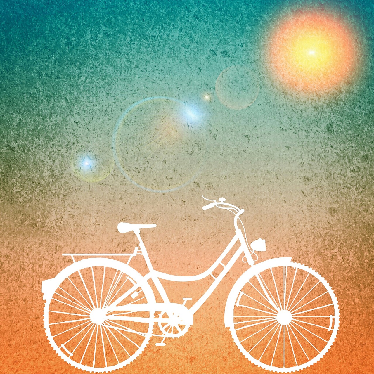 background sun bike free photo