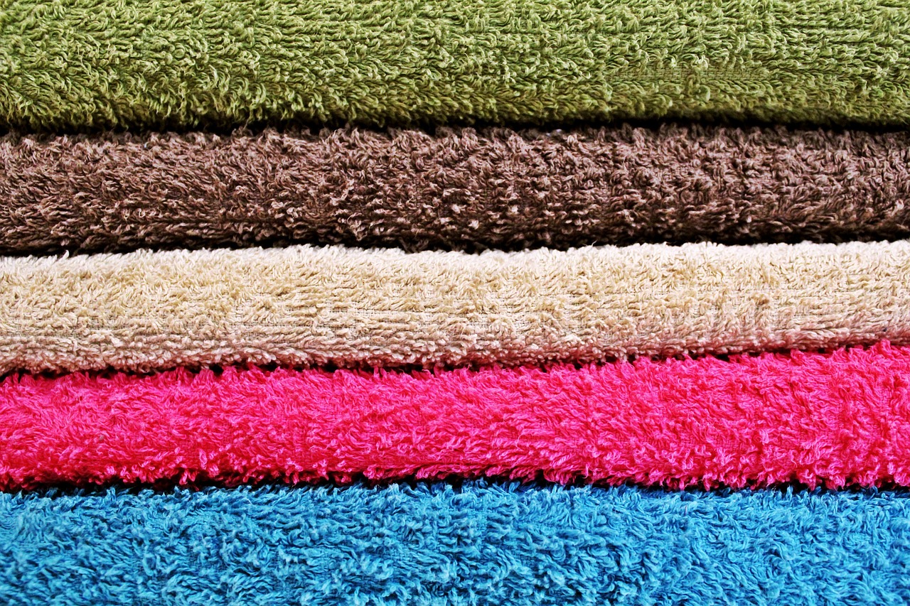 background towels colorful free photo