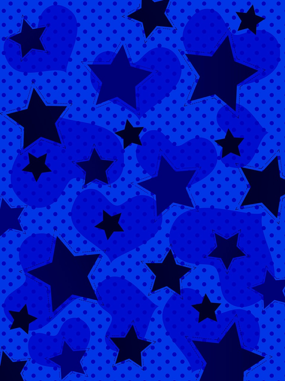 background star heart free photo