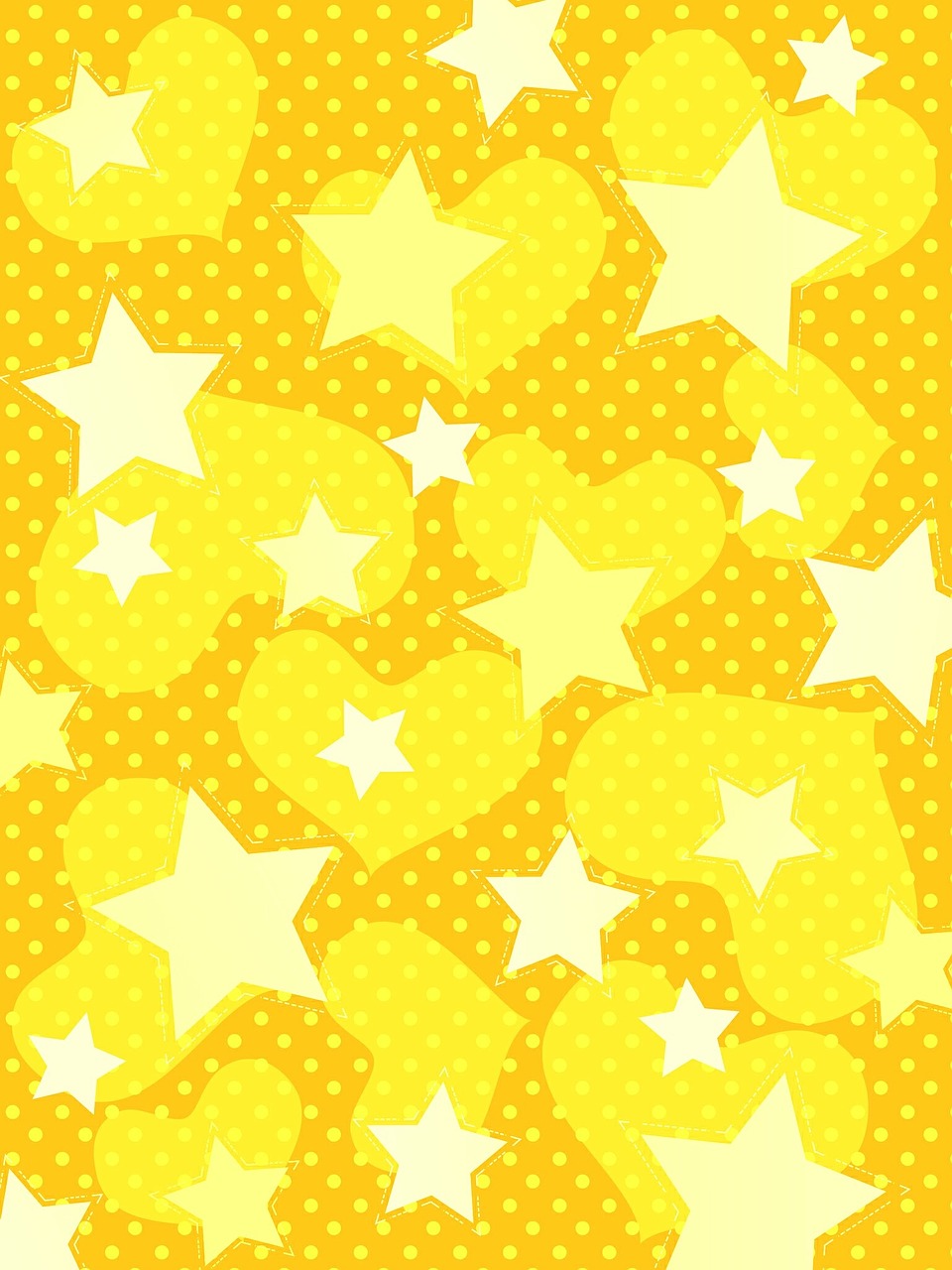 background star heart free photo