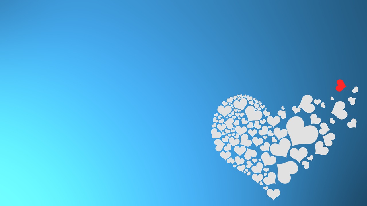 background heart valentine's day free photo