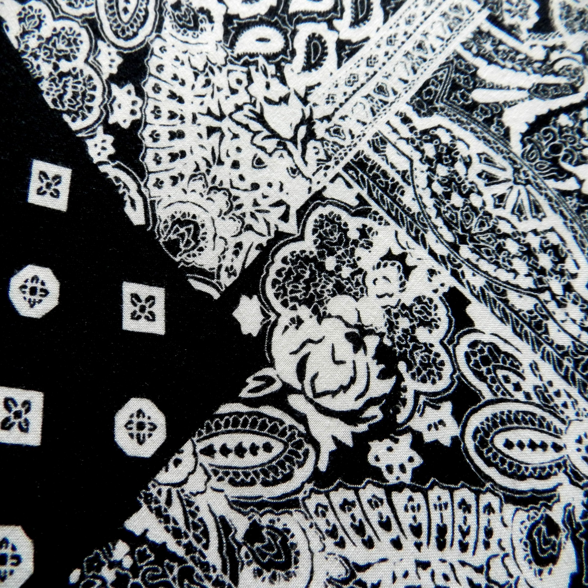 background fabric black and white free photo