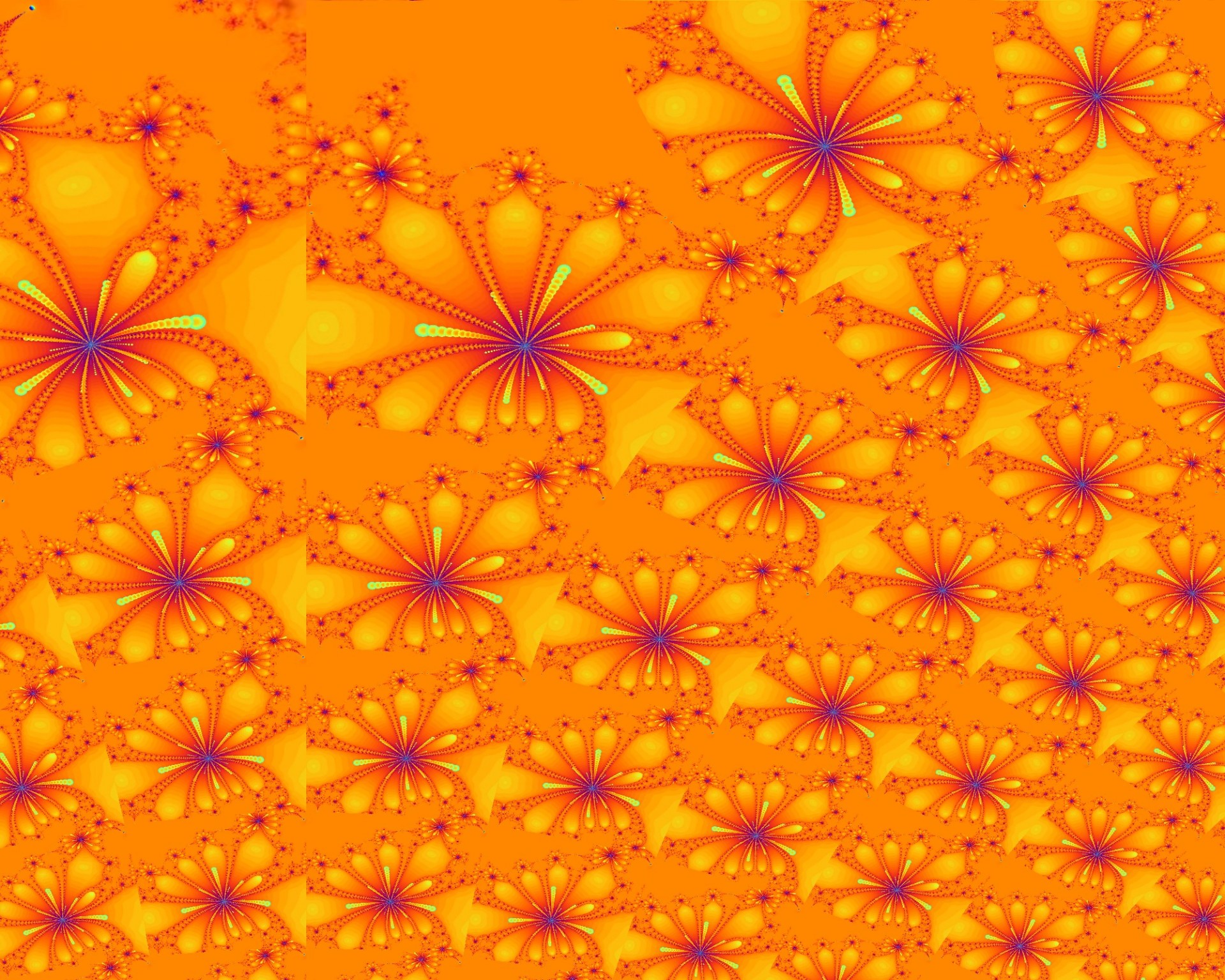 background fractal orange free photo