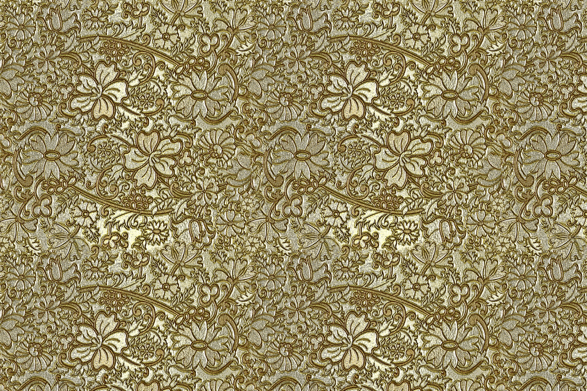 gold texture floral free photo