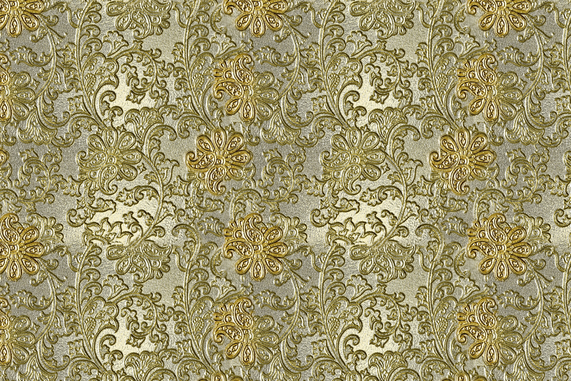 gold texture floral free photo