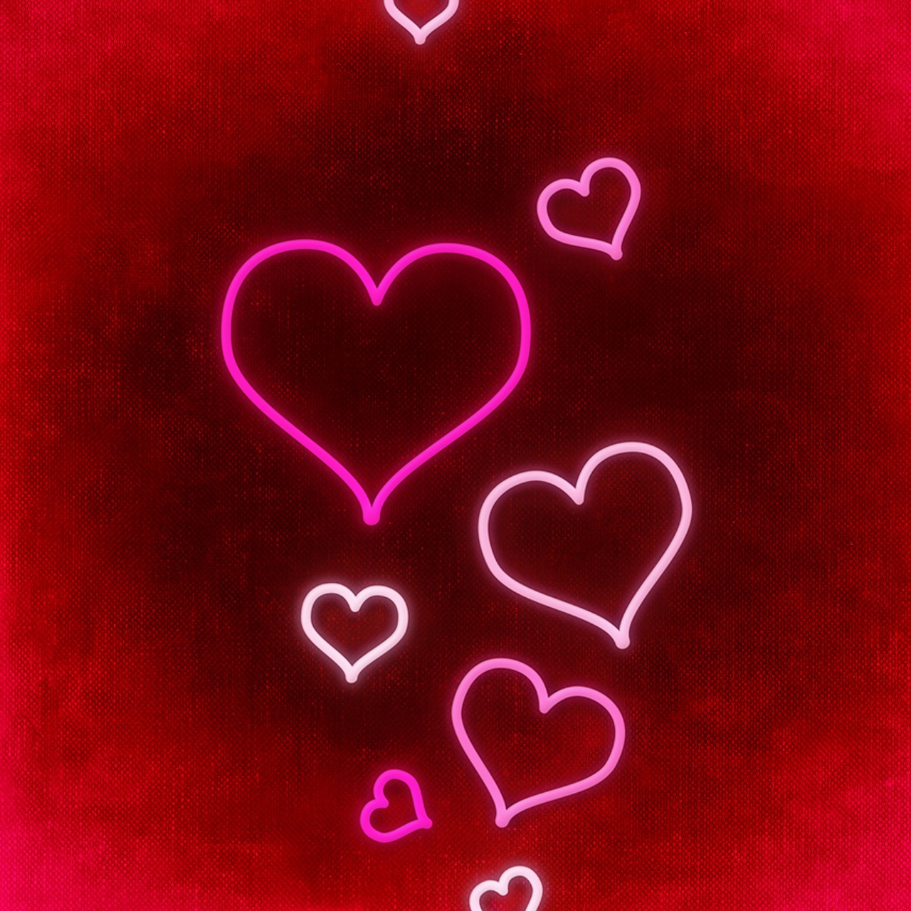 background image red heart free photo
