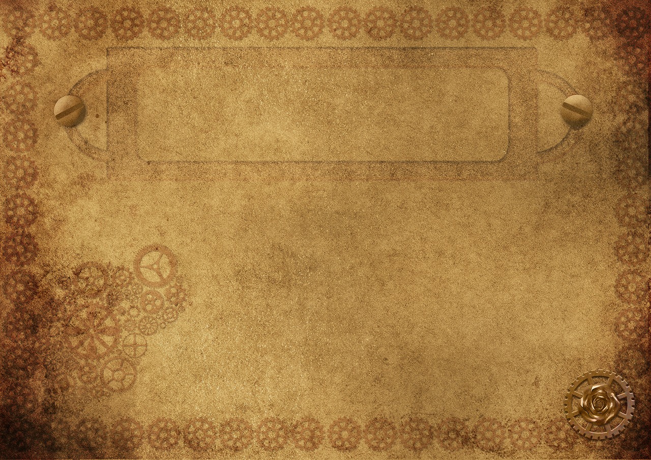 background image frame steampunk free photo