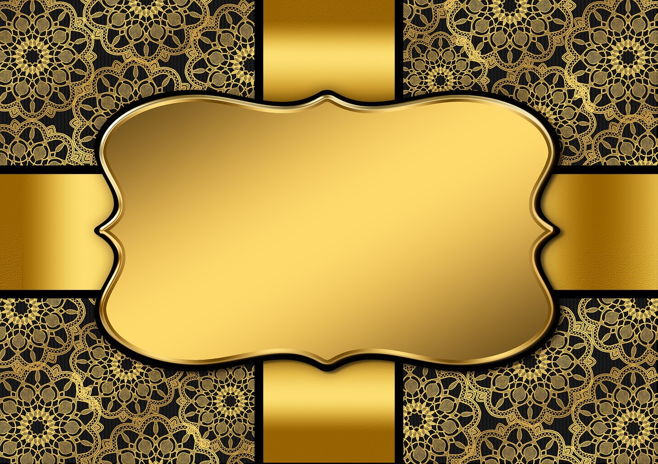 background image  gold  frame free photo