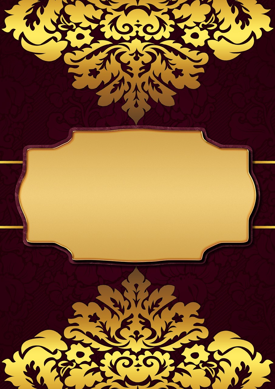 background image  gold  ornaments free photo