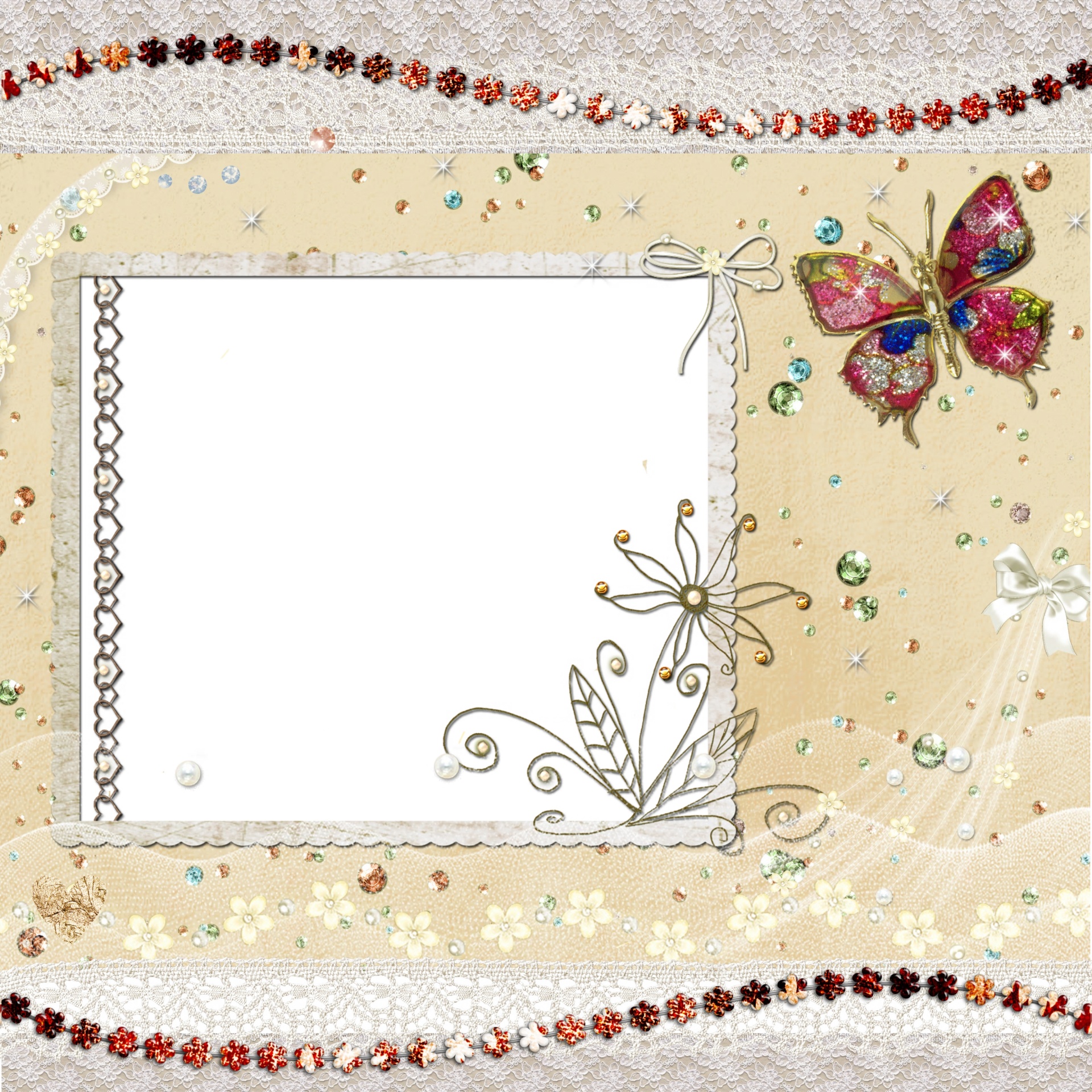 romantic background scrapbook free photo