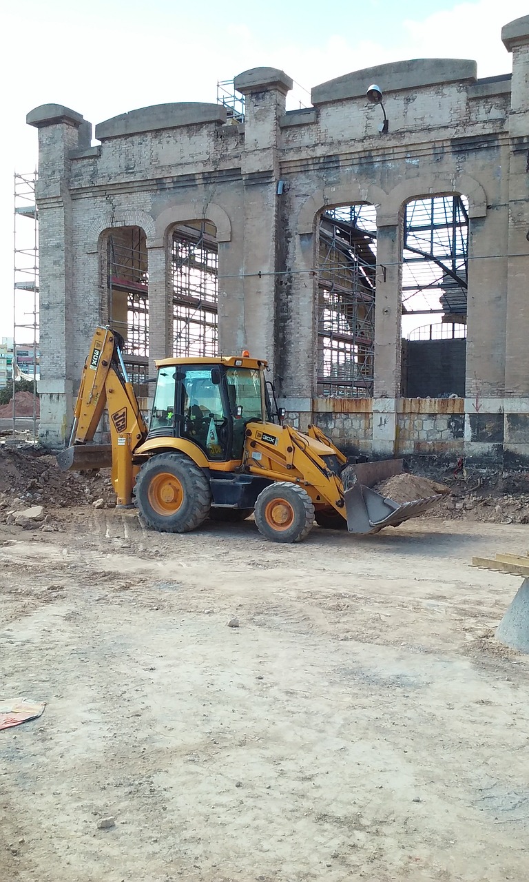 backhoe mixed work free photo