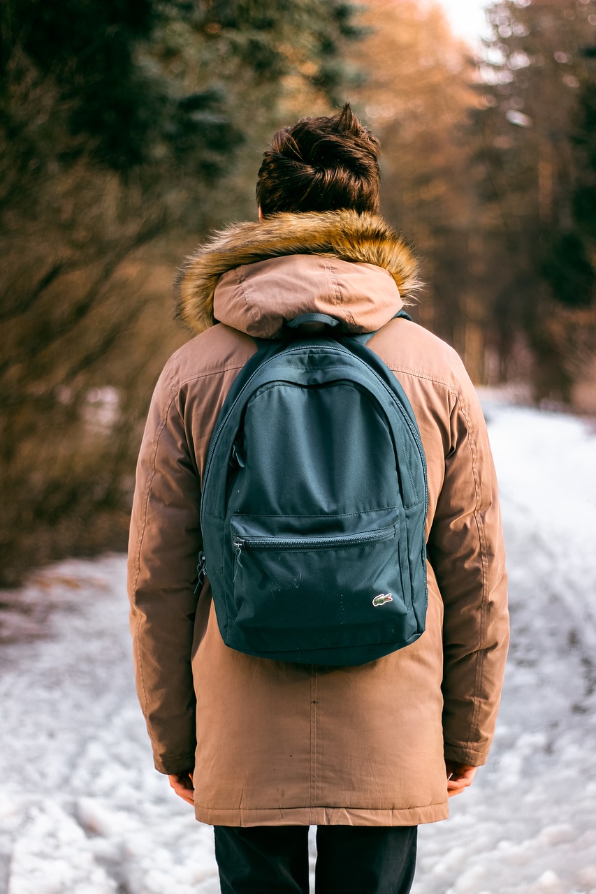 backpack bag man free photo