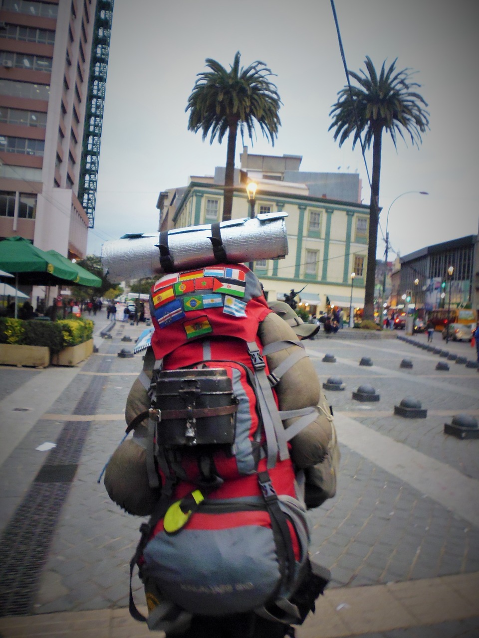 backpacker traveler backpack free photo