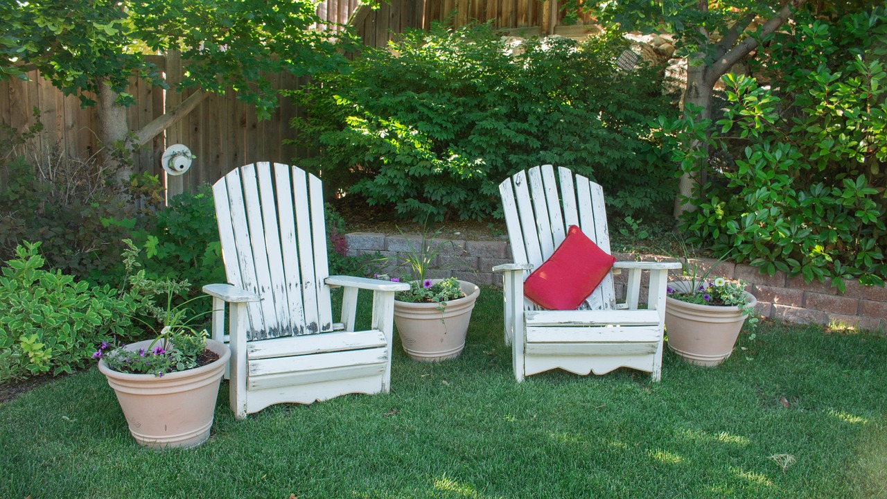backyard chairs leisure free photo