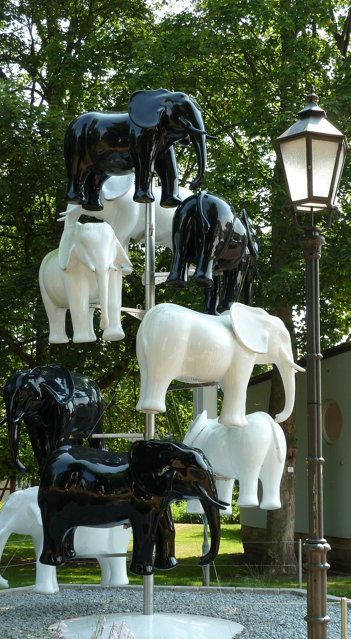 bad sooden-allendorf sculpture elephant free photo