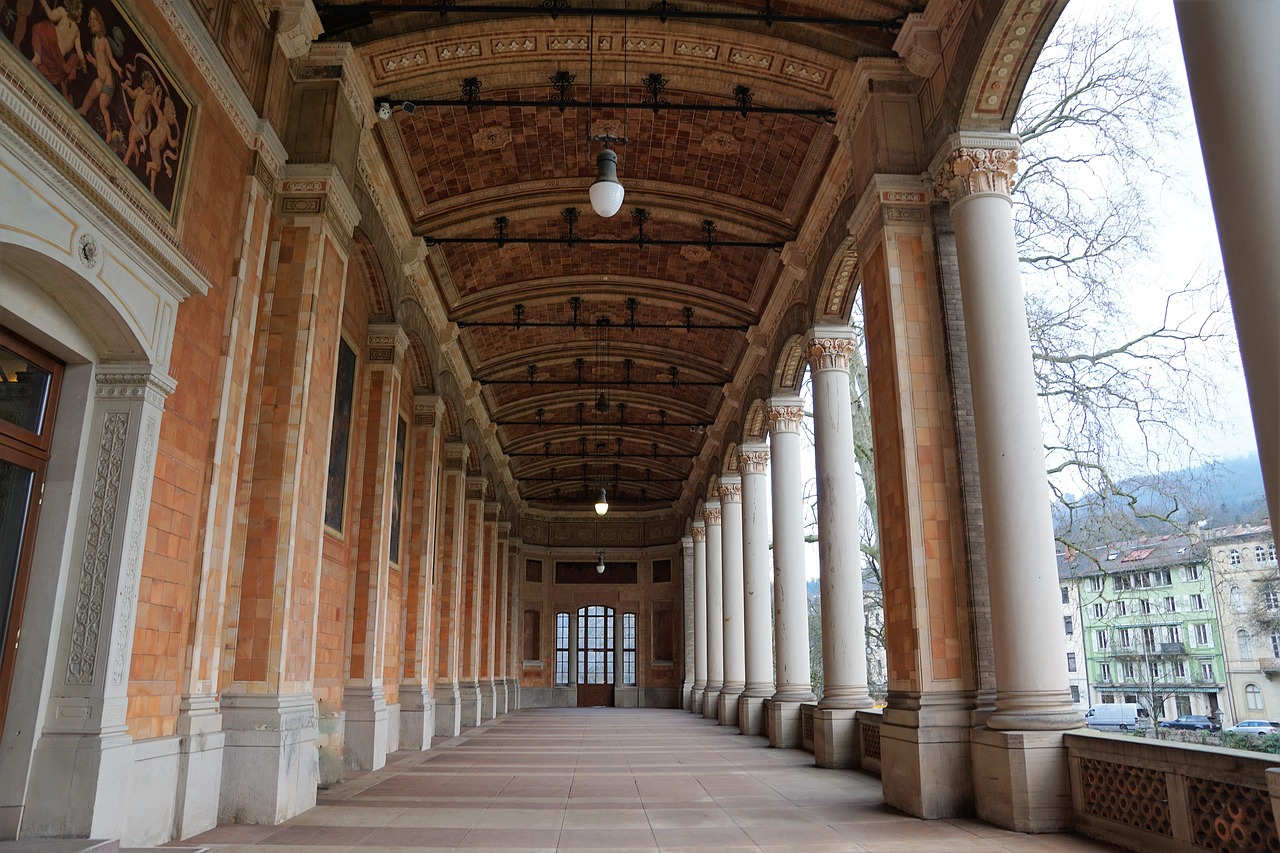 baden baden pump room culture free photo