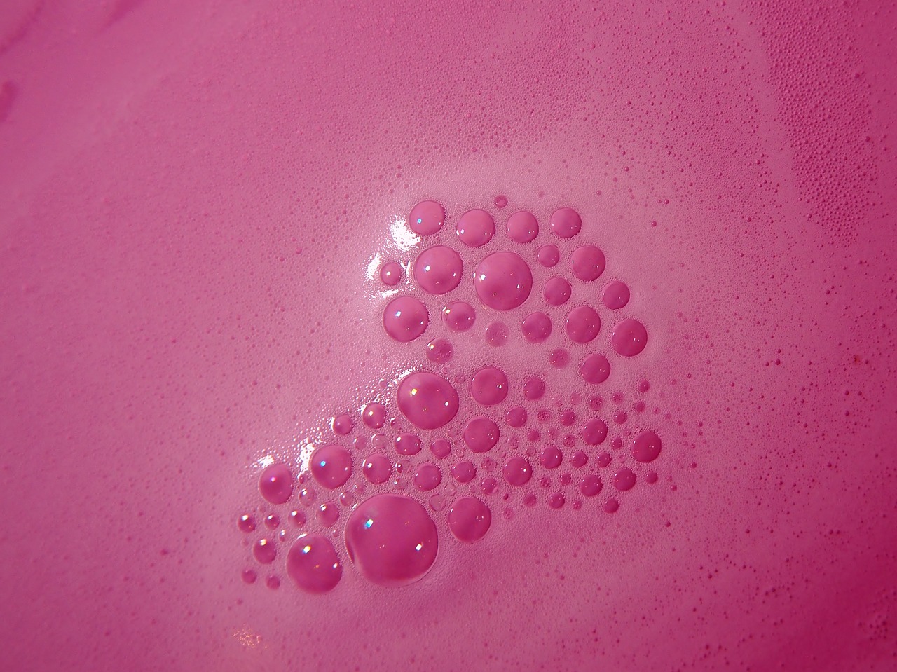badeschaum bath foam pink free photo