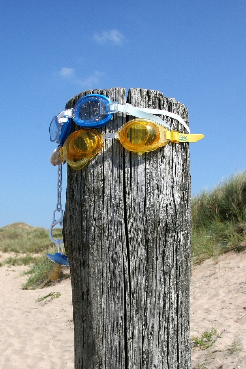 badespass beach diving mask free photo