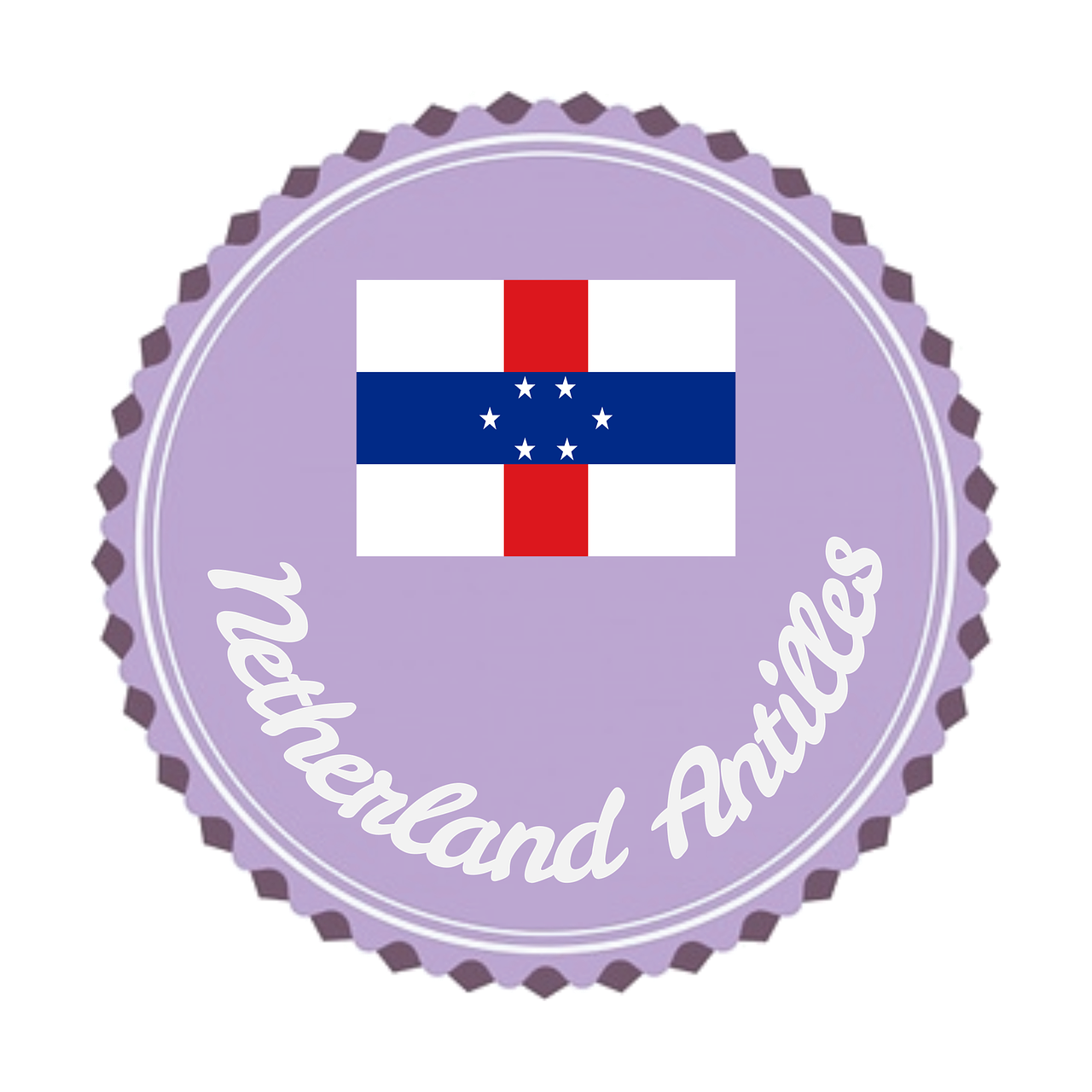 badge netherland antilles flair free photo