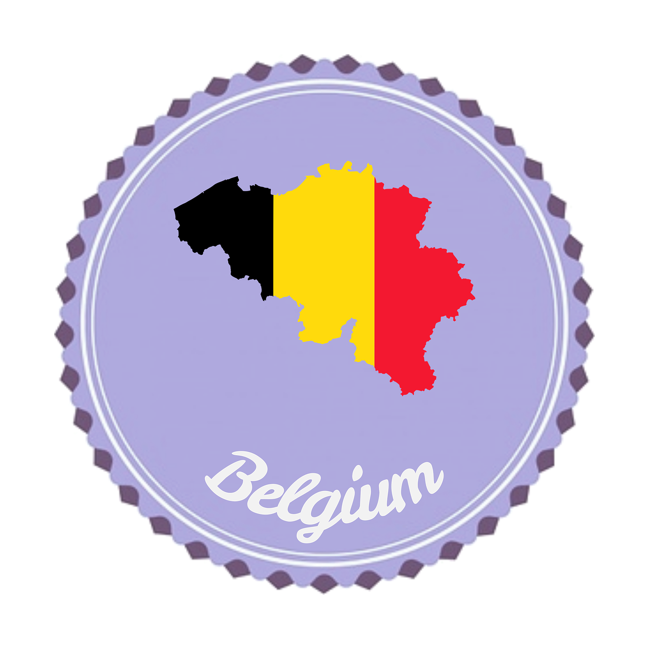 badge flair belgium free photo