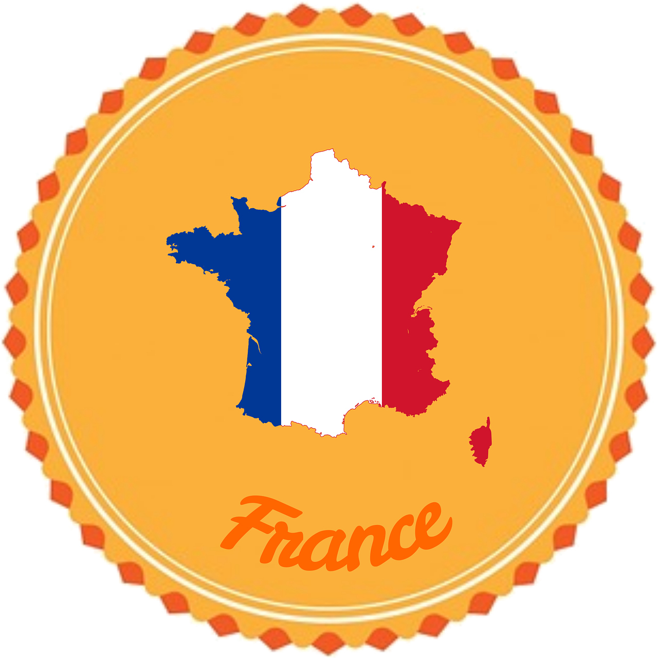 badge flair france free photo