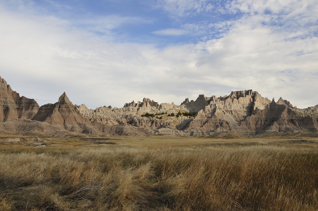 badlands  national park  usa free photo