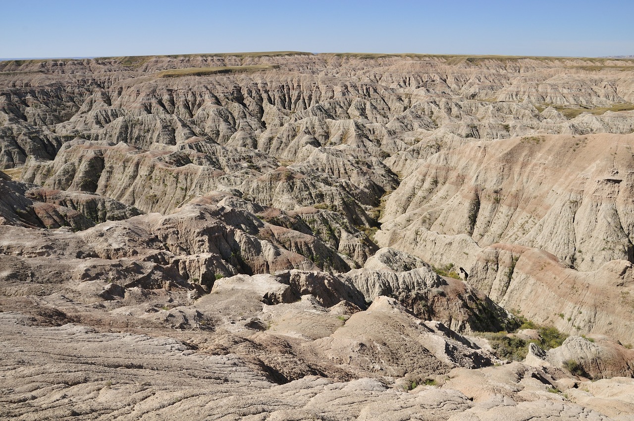 badlands  national park  usa free photo