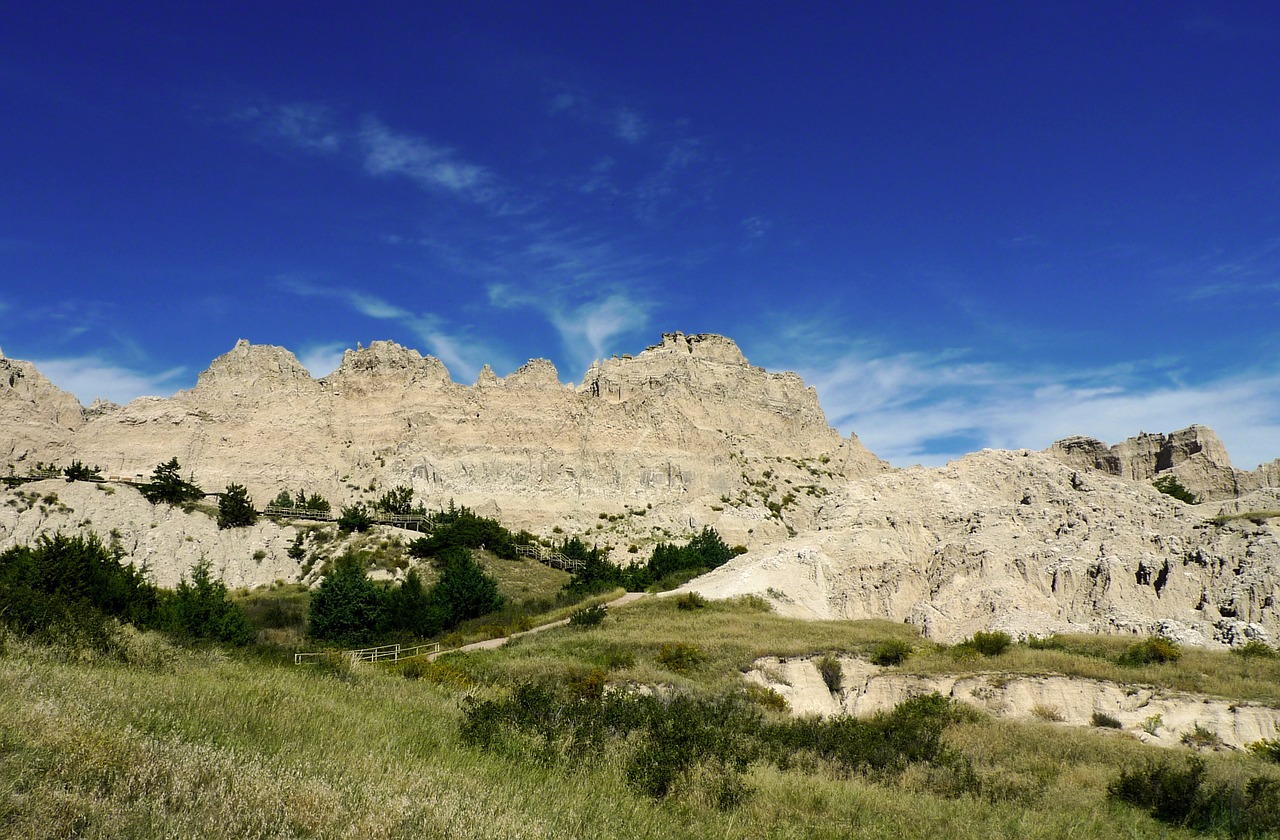 badlands landscape sky free photo