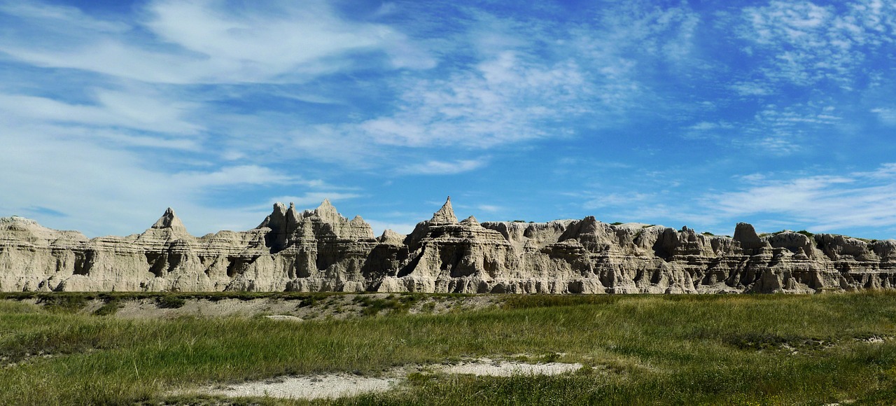 badlands landscape sky free photo