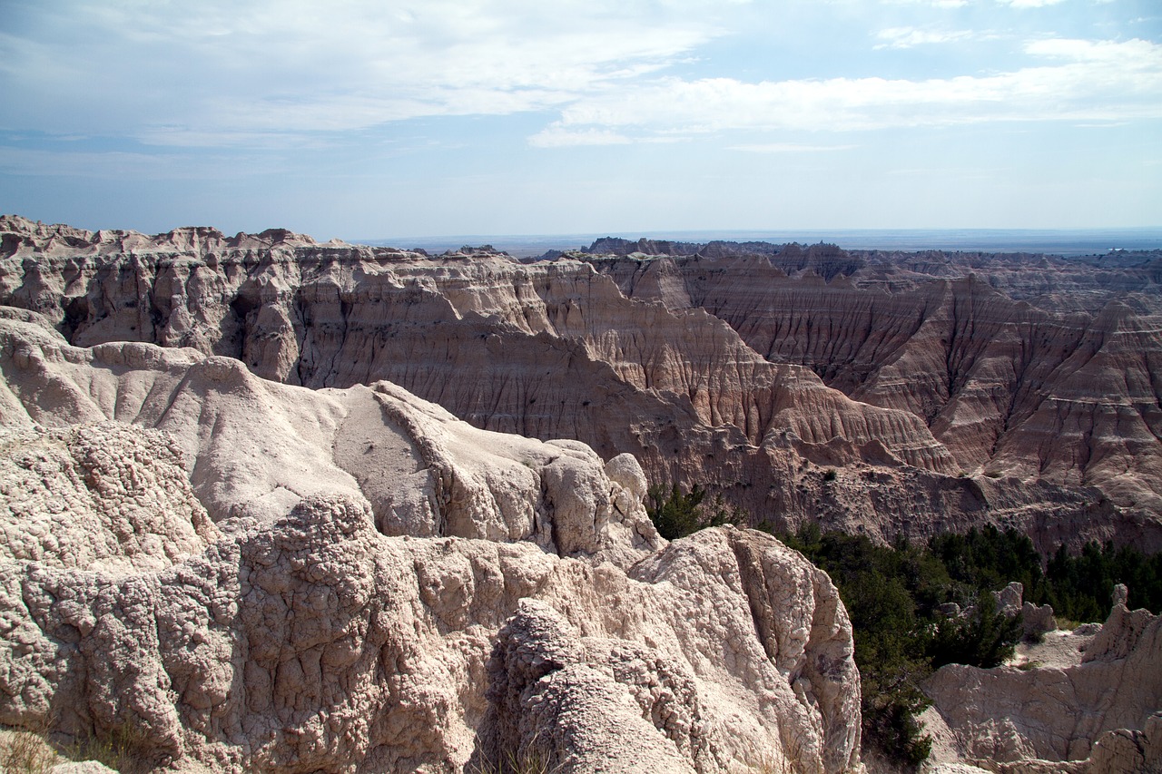 badlands national park south dakota usa free photo