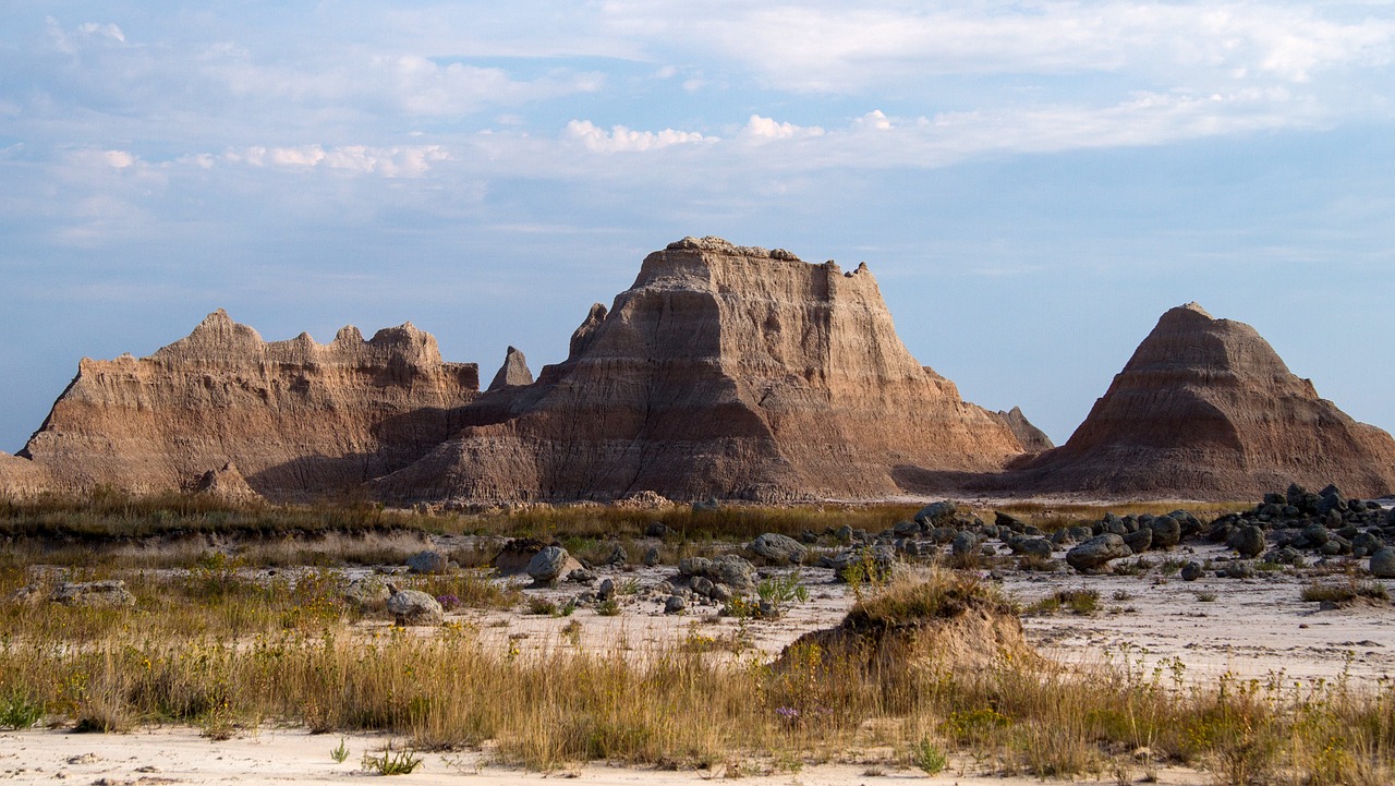 badlands national park south dakota usa free photo