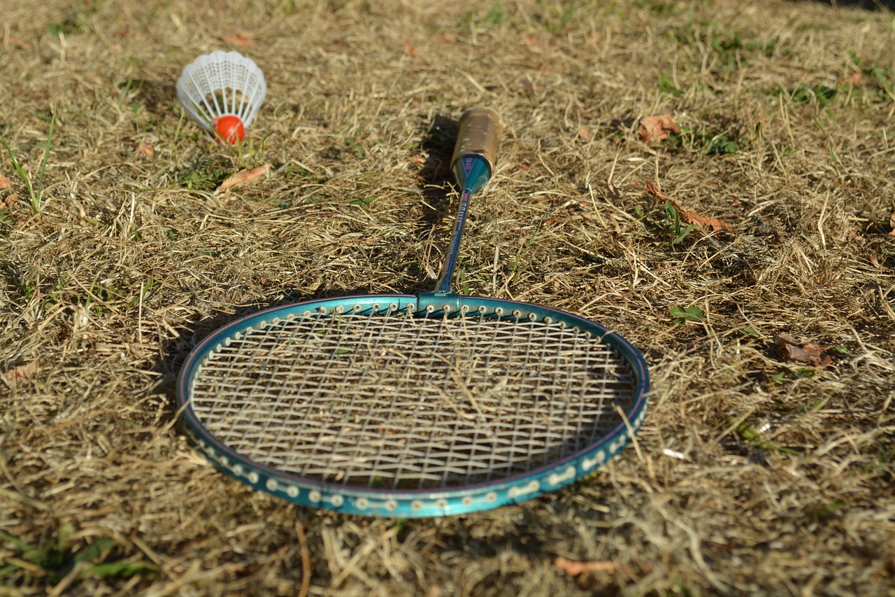 badminton racket shuttlecock free photo