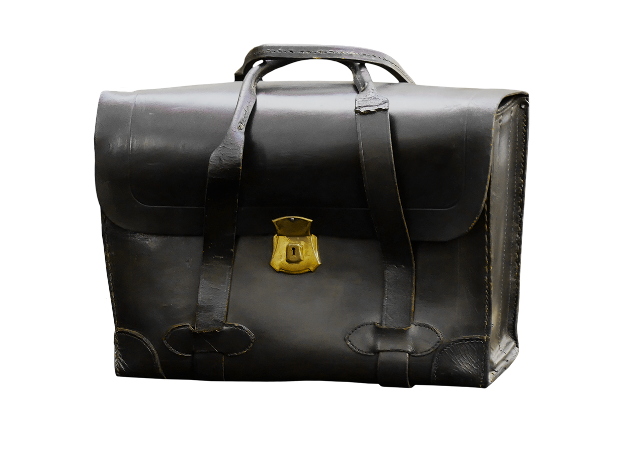 bag briefcase leather free photo