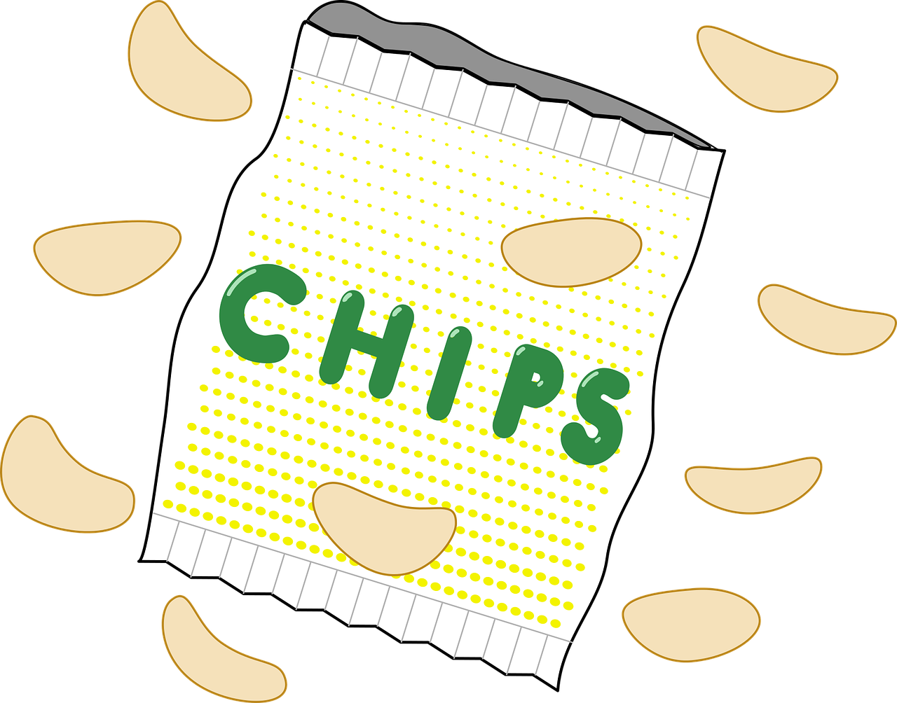 bag chips crisps free photo