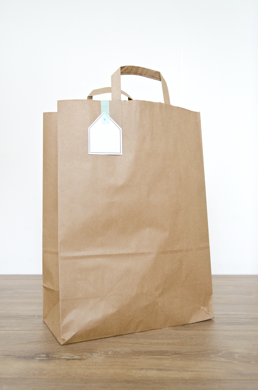 bag paper bag brown paper bag free photo