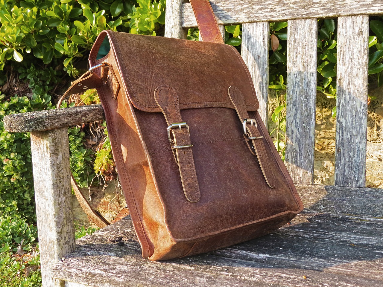 bag leather satchel free photo
