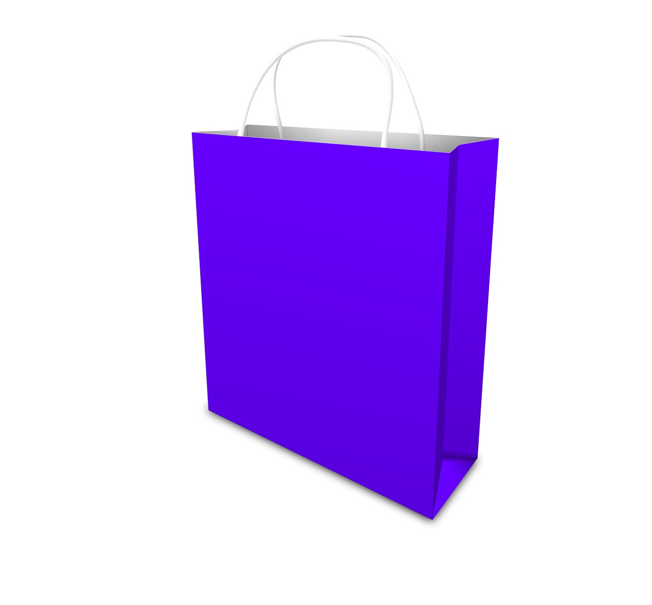 bag shopping blue free photo