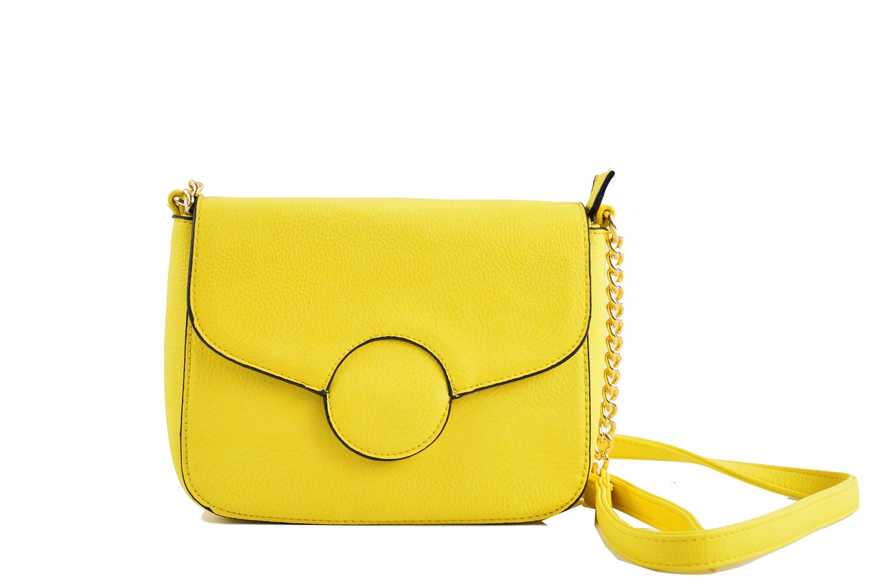 bag yellow fashion bag shoulder bag free photo