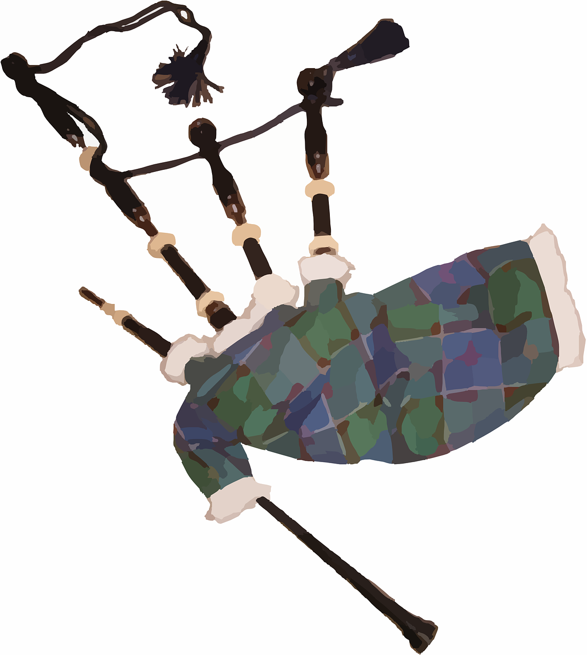 bagpipe uilleann pipes doodle free photo