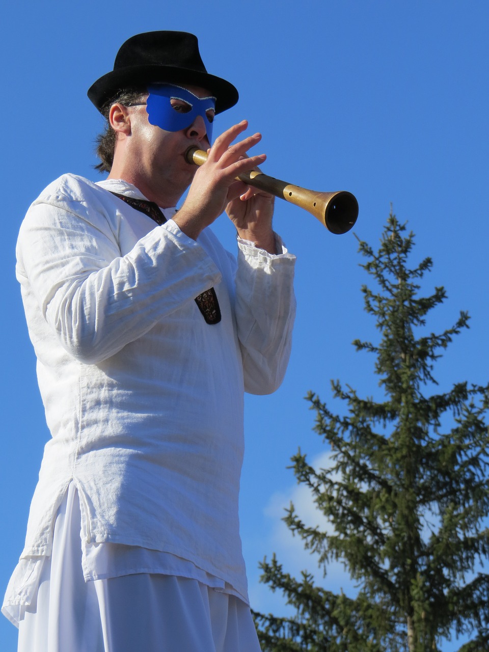 bagpipe in turkish carnival fenyőbűvölő free photo