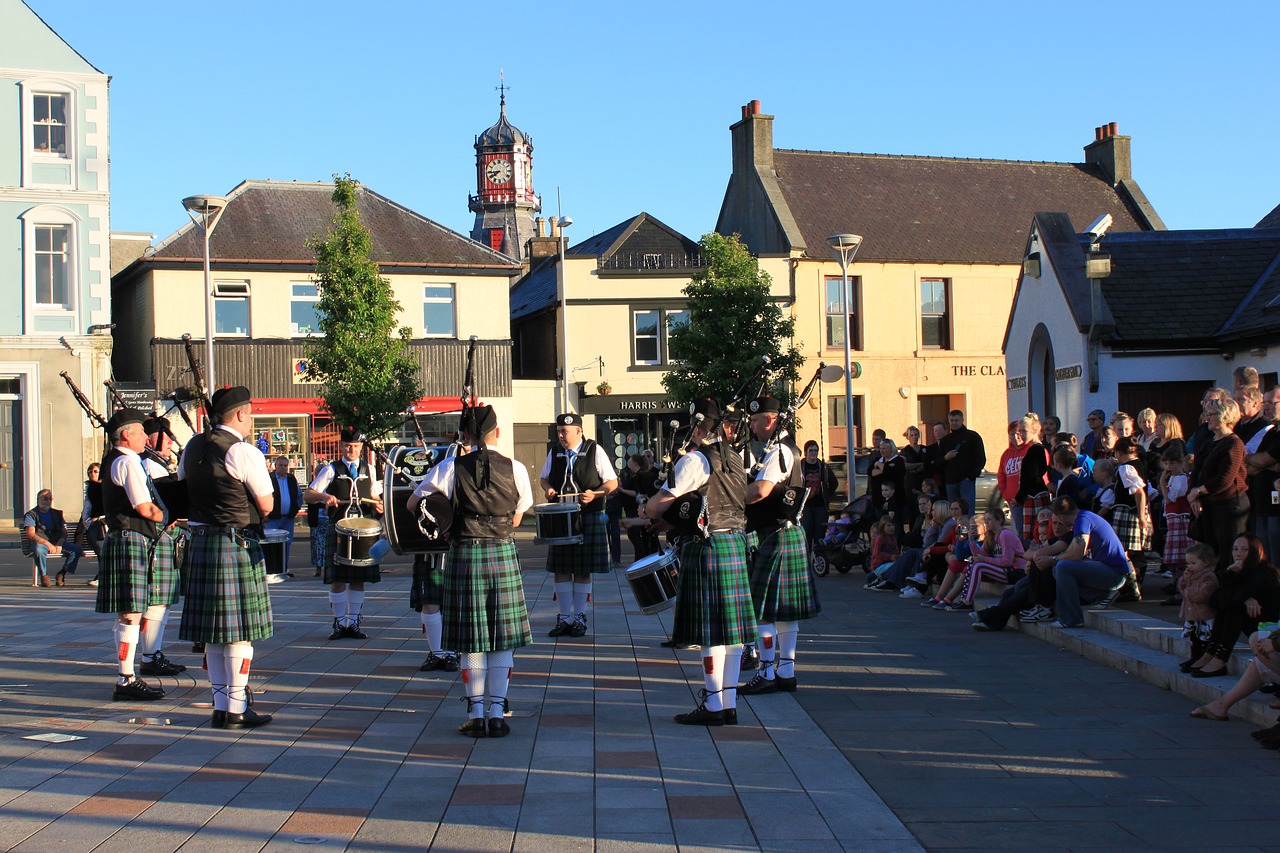 bagpipes pipe band drums and pipes free photo