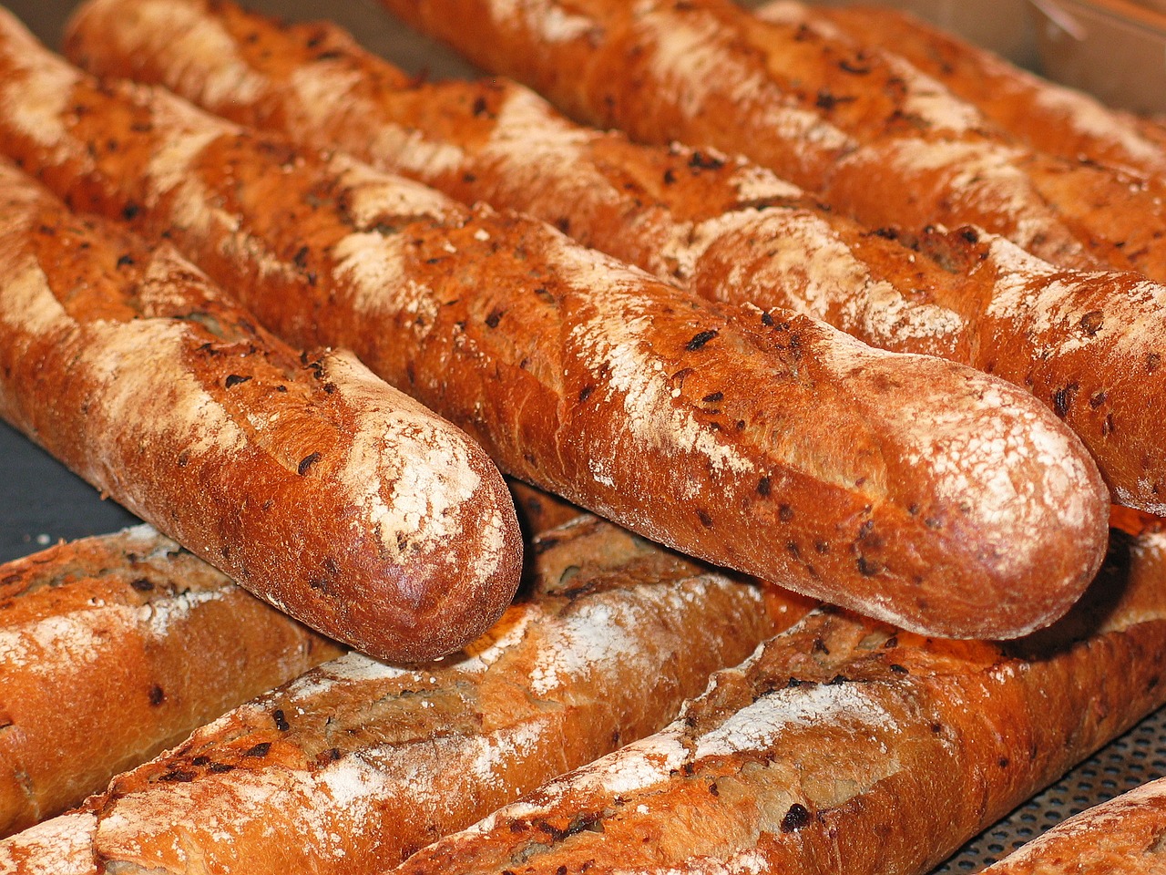 baguette bread baked goods free photo