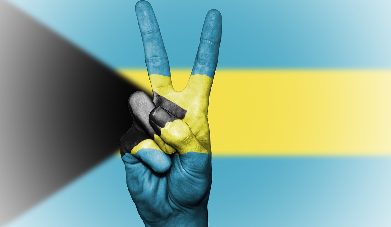 bahamas flag peace free photo