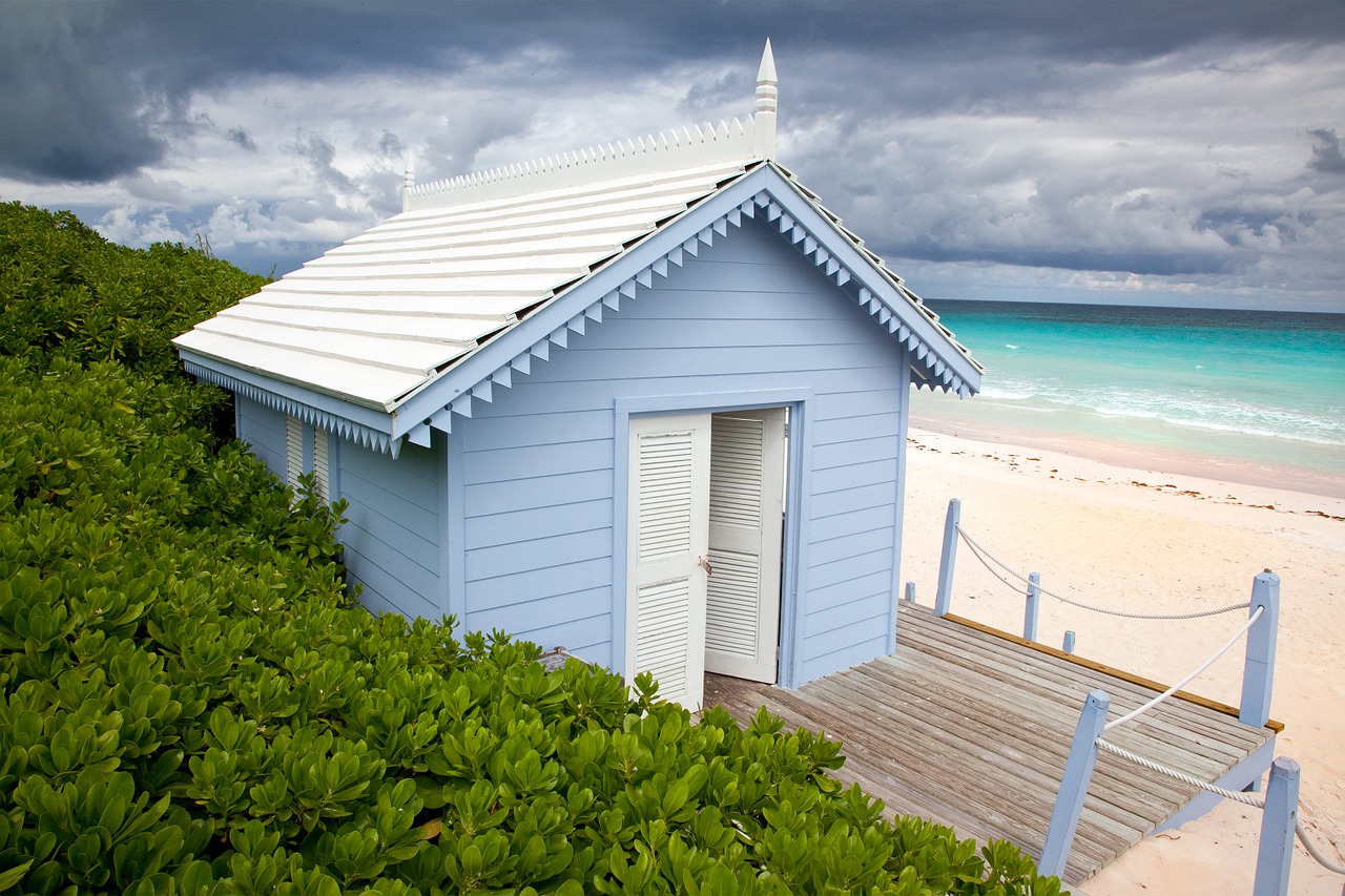 bahamas beach landscape free photo