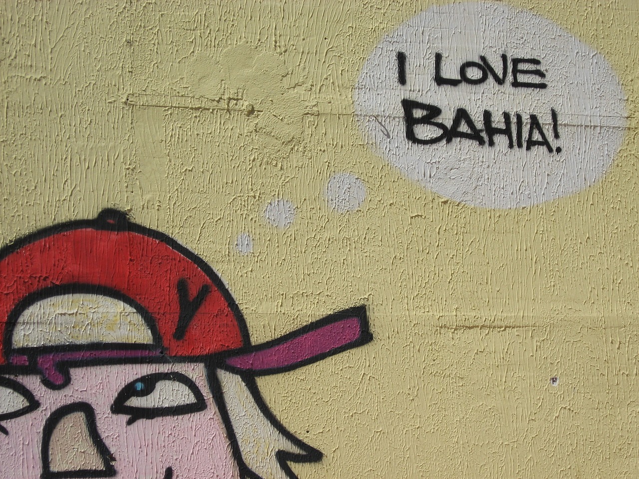 bahia brazil graffiti free photo