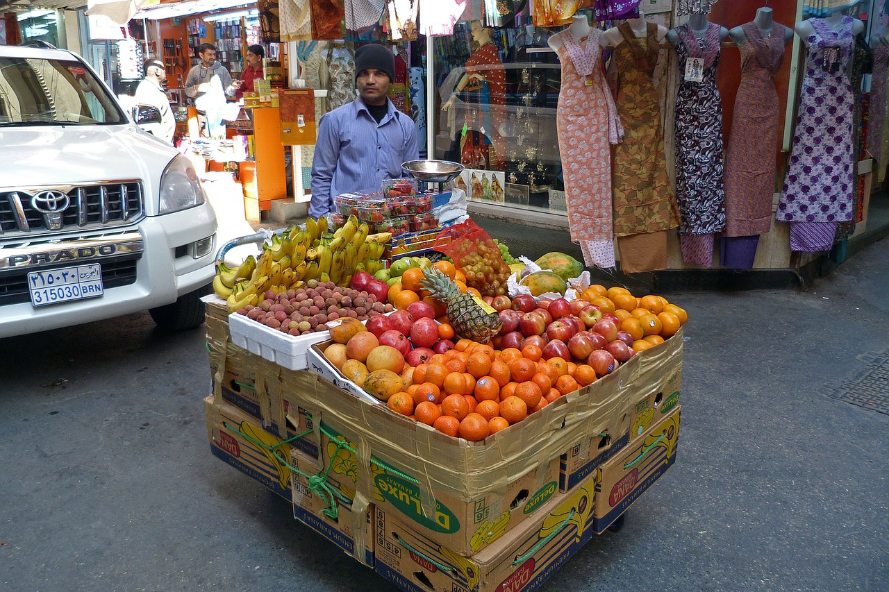 bahrain tropical fruits arabia free photo
