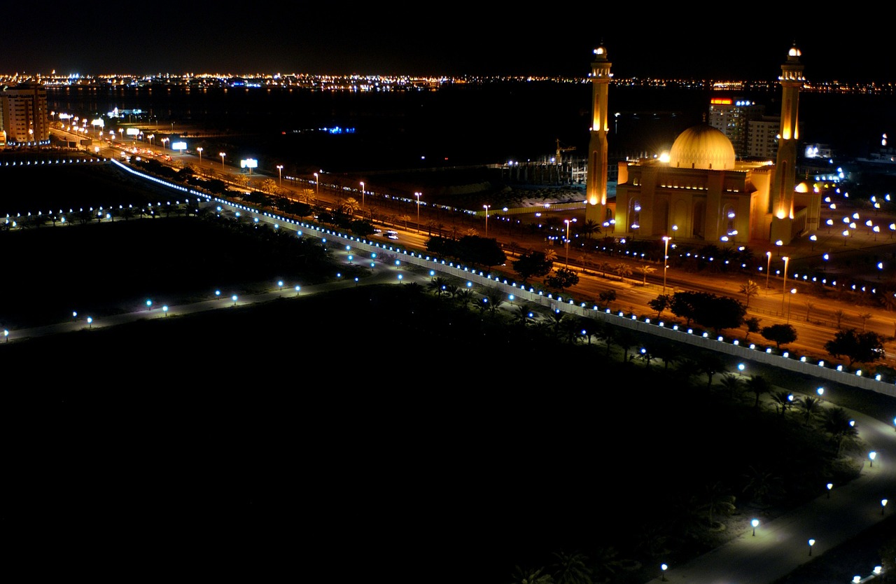 bahrain grand mosque faith free photo