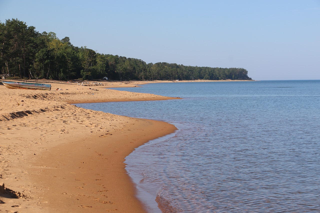 baikal buryatia beach free photo