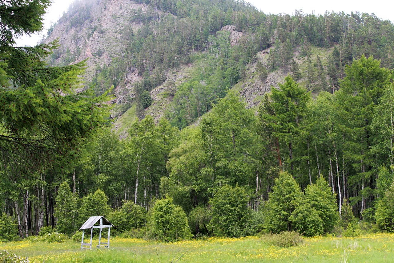 baikal russia mountains free photo