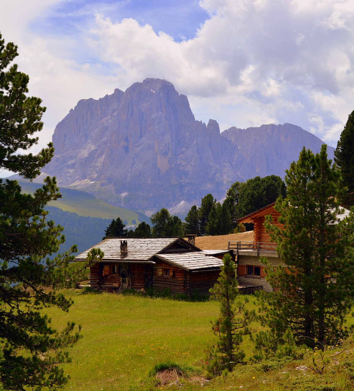 baita dolomites prato free photo